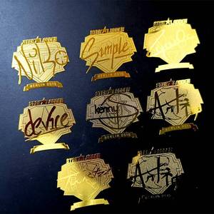 实物模型泰坦s1mple战队csgo贴纸全息印花实体电脑金贴周边金属