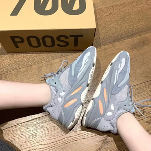 正版椰子鞋女鞋700v2惯性老爹鞋女ins潮正品官网黑武士冬季运动鞋