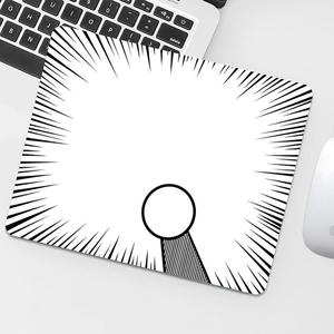 伸出圆手鼠标垫哆啦a梦机器猫个性小号桌垫子加厚小清新电脑办公