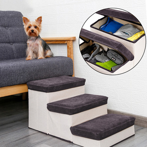 宠物狗狗楼梯台阶小型犬上床爬床床边小梯子小狗猫可折叠爬梯沙发