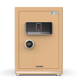 ciiq驰球珍柜 国家3c认证家用小型保险箱指纹钥匙电子密码45cm高