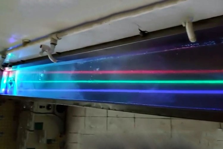 探险潜水激光手电防水镭射激光灯红外线绿外线蓝光水下引导信号00