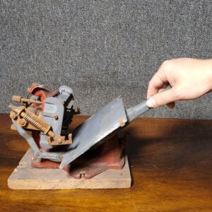 jos铺英国早期古董手摇印刷机老物件油印机收藏品