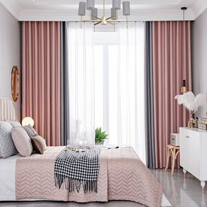 涤纶混纺窗帘客厅