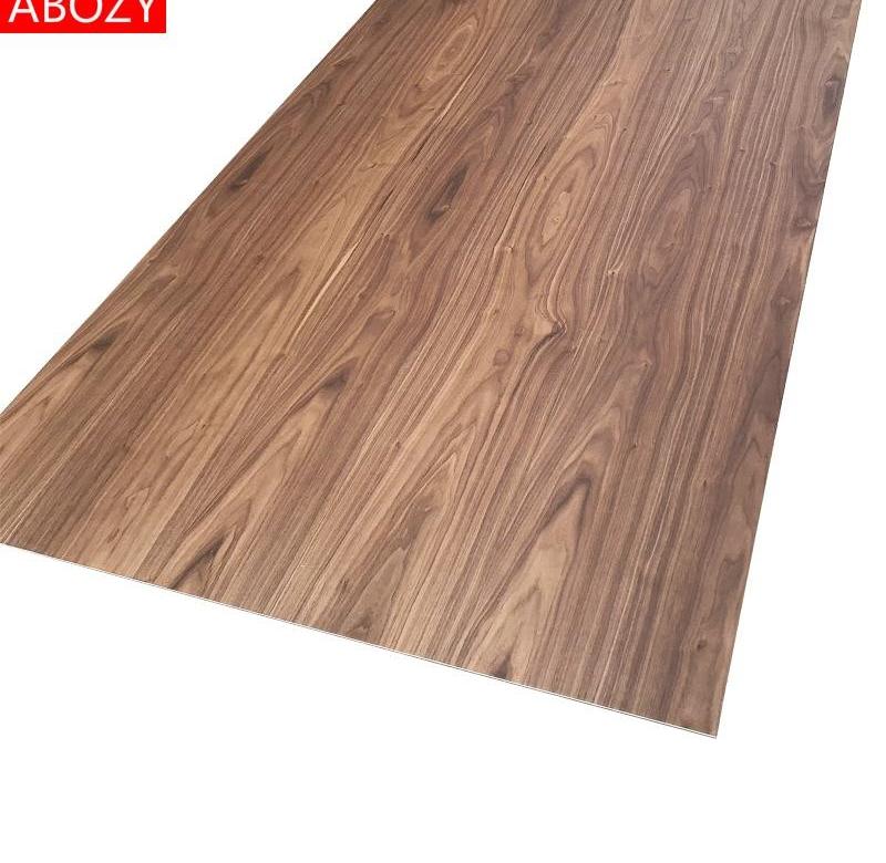 木饰面贴皮原板色免漆饰面漆免板木板材黑胡桃木饰面x板科定kd板