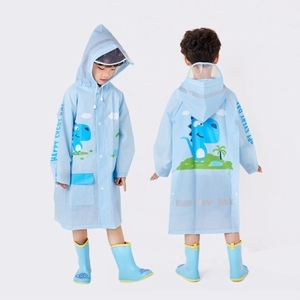 双m帽檐登山单车折叠男女儿童雨衣全身雨披女童骑行单人上学连体