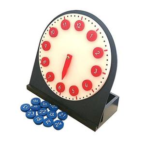 蒙台梭利幼儿教具活动时钟三段卡蒙特梭利三部分卡蒙氏教具三步卡