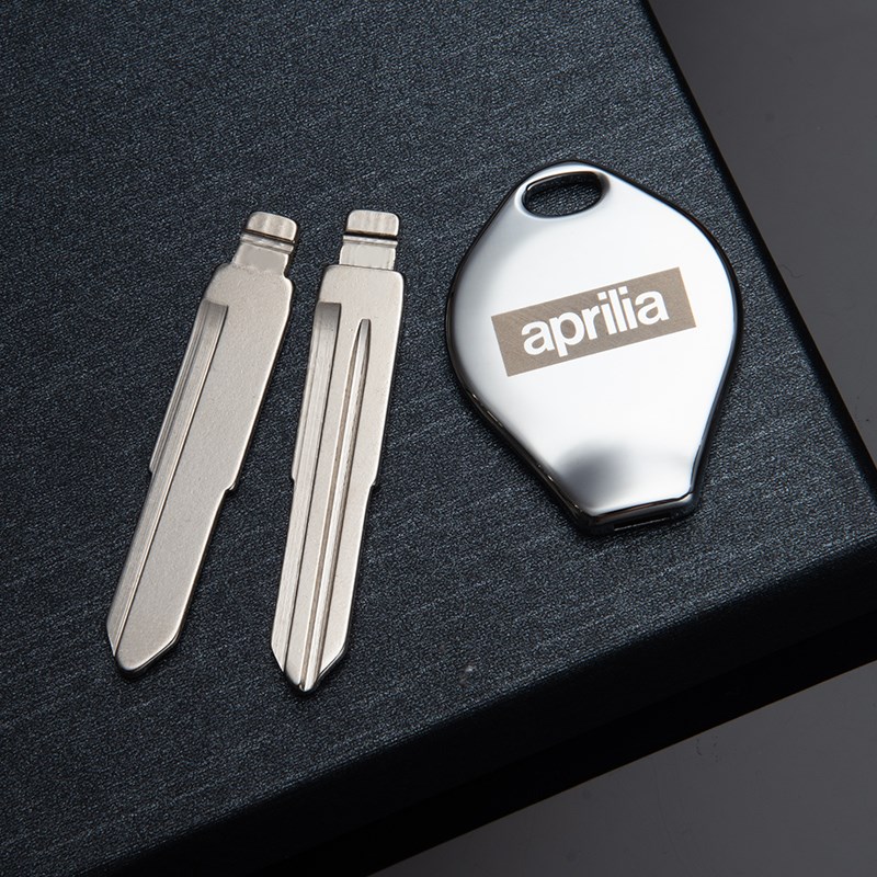 摩托车通用钥匙改装柄阿普利亚钥匙改装弧镜面镀铬gpr150sr250.