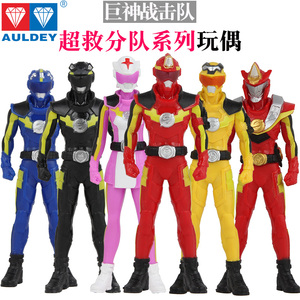 巨神战击队3超救分队变形玩具人偶套装红霄卫白护卫超救卫黑爆卫