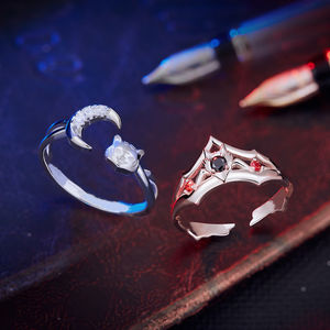 二次元文豪野犬戒指动漫太宰治芥川龙之介中原岛品男女首饰送礼物