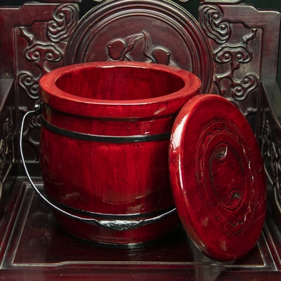 家用马桶婚庆结婚子孙桶特大号木马桶老人儿童方便用座便器实木桶