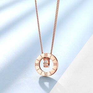 316佐卡伊【罗马恋人】 爱在时光里 钻石套链c00224