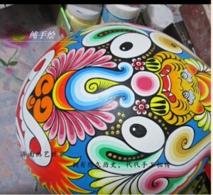 新品推荐手绘纸浆马勺脸谱摆件特色礼品送老外餐厅装饰挂件中国风