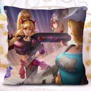 荣耀花木兰星计划英雄皮肤抱枕学生双面含芯来图定制生日礼物di
