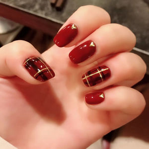 新娘美甲网红同款假指甲贴片