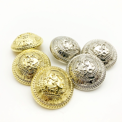 巴尔曼金属大衣扣子圆形男女西装扣外套衣服装饰纽扣袖扣金色百搭