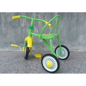 经典铁质脚踏车童车80自行车儿童简易怀旧后三轮车老式脚踏车复古