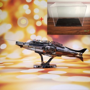包邮新品南源3d金属拼装模型diy益智拼图c12202鹦鹉螺号核潜艇