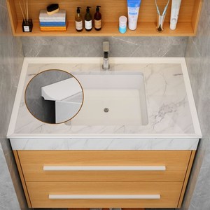 新厨盆台面边缘挡水条洗手台防水挡条台盆洗手房橱柜水y池边洗漱