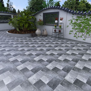 中式户外院子地砖庭院室外露台花园仿古防滑铺院子里的农村青石板