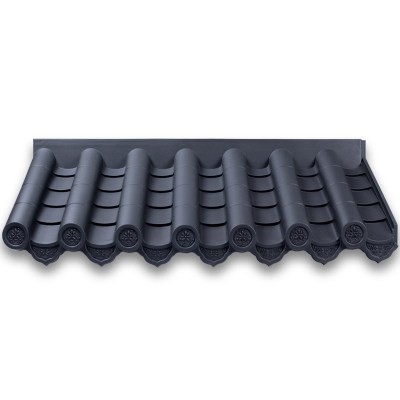 2021复e古酒店别墅房屋顶琉璃瓦宗祠围墙门楼满面瓦片花光瓦屋檐