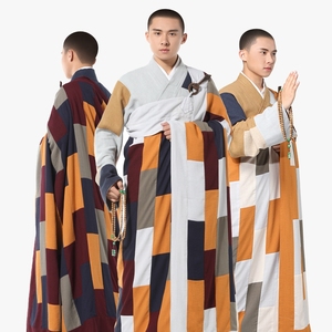 夏季冰丝袈裟百纳衣补丁衣祖衣僧衣僧服拼接佛教僧装和尚服僧人服