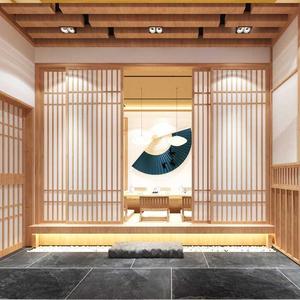 日式推拉格子移门榻榻米1门和室门门木格子实门料门理店隔断和室