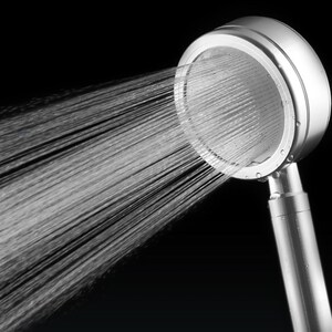 得尔美日式圆形美容淋浴花洒套装家用款增压密集出水浴室洗澡喷头