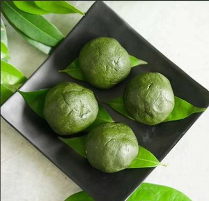 广西青团子艾叶糍粑广西桂林艾叶粑粑艾叶清明果纯手工10个包邮