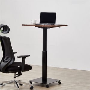 趣动乐joy10 可移动电动升降桌 单腿电脑桌带轮子 站立办公桌