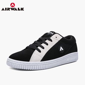 airwalk女鞋2021新款夏季专业耐磨运动滑板鞋女真皮休闲板鞋百搭