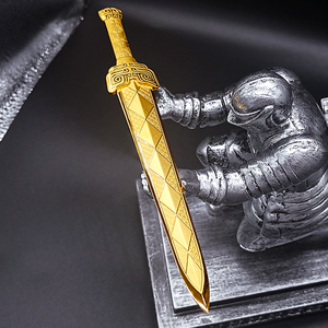 足金9999黄金纯金宝剑投资金条 天下剑镇宅纪念礼品摆件空运包邮