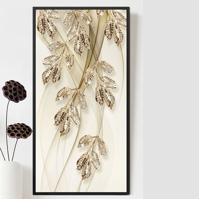 入户玄关遮镜子的装饰画过道走廊穿衣镜挂画推拉式隐藏化妆镜壁画