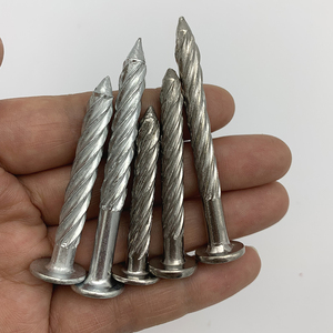 304不锈钢钉纹钉麻花钉p镀锌螺纹钢螺钉201紧固压爆水泥钉子m8*10