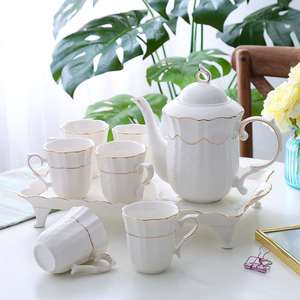 水杯家用套装陶瓷杯具杯子茶壶水具欧式耐热茶杯客厅冷凉水壶茶具