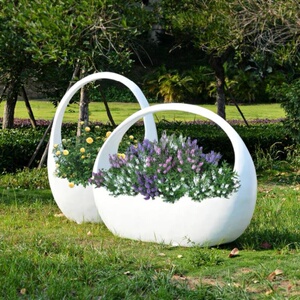 花街雕塑件摆设装饰品商业蓝户外造型旅游区草坪摆别墅h创意玻璃