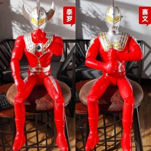 儿童玩具小奥特曼关节可活动玩具全身可动系列小怪兽软胶变形小.