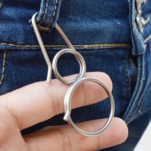 纯手工不锈钢焊条钥匙扣