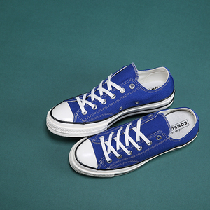 官网正品star/匡威1970s复古帆布鞋蓝色低帮休闲板鞋经典款男女鞋