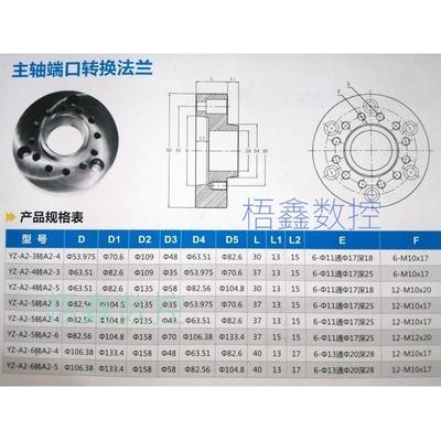42鲁班机床附件淘宝莫氏锥度柄2 3 4 5 6号车床尾座 旋转 回转 法兰