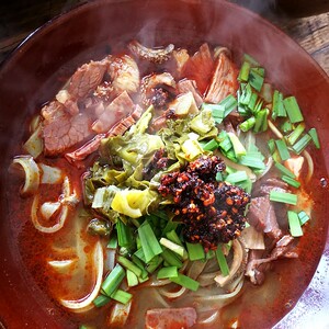 贵州特产美食河粉米粉印江早餐绿豆粉送铜仁正调料