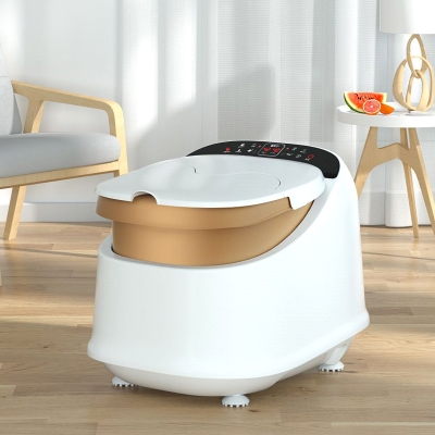 分体式蒸汽足浴盆泡脚桶电动按摩全自动洗脚盆足浴器家用加热恒温