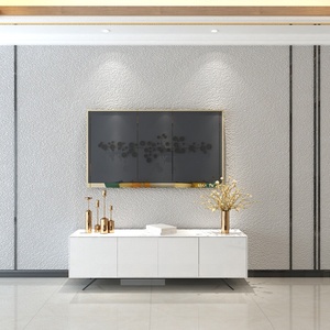 灰色客厅北欧纯色影视墙硅藻泥鹿皮绒仿墙布壁纸无缝电视背景墙.