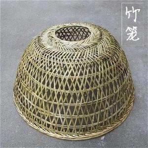 新鸡笼子竹a大编特竹罩织鸭仔罩竹鸡竹竹鸡笼灯罩拍戏用具鸡罩.