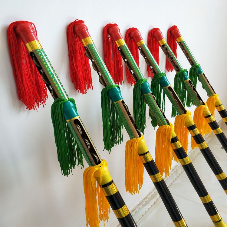 22广场舞霸王鞭d打钱杆中老年金钱棍花棍莲湘九子鞭连响竹子舞道