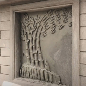 墙面浮雕画水泥粉沙料石膏粉装饰画浮雕手工diy材料佳影视墙壁画
