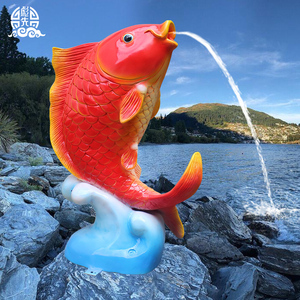 玻璃钢鱼池庭院