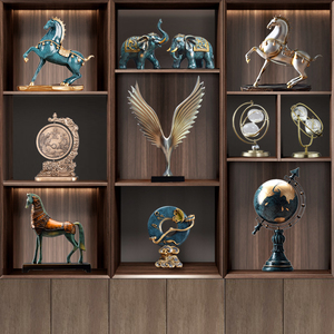 领导办公室桌面摆件创意玄关书柜高档装饰品艺术品家居电视柜酒柜