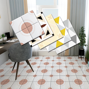 地板贴装饰墙贴防水防油自粘厨房地面地贴卫生间浴室瓷砖翻新贴纸