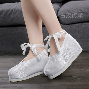 000人付款淘宝古装女款内增高鞋戏鞋古风cos女鞋古装公主鞋古代布鞋.